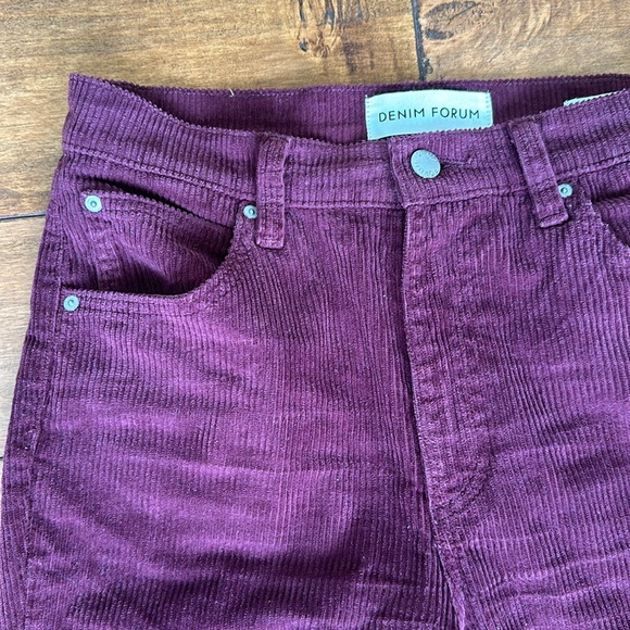 Aritzia Denim Forum Purple The Bettie High Rise Flare Size 27 30L - Picture 3 of 3